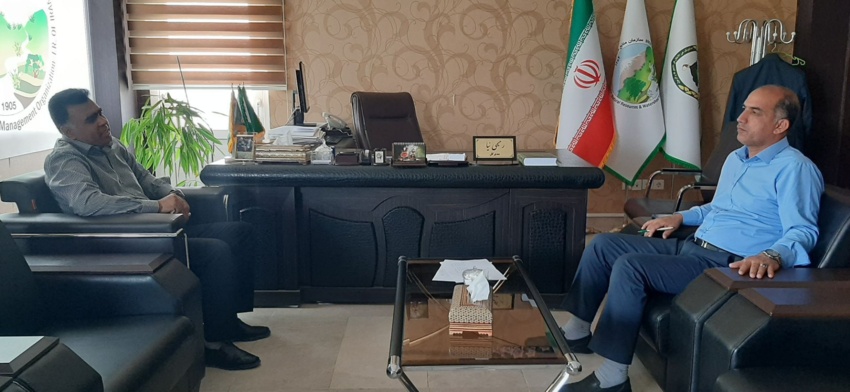 دیدار رئیس دانشکده منابع طبیعی